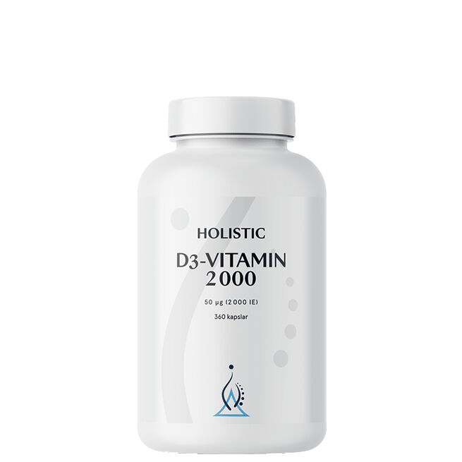 Vitamin D3 2000 IE 360 kapsler