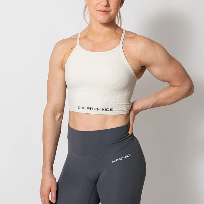 RX Performance	Annie Crop Top, Dreamy White