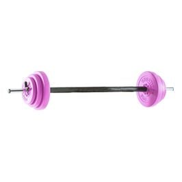 20 kg pump set inkl. skivstång  Vektstangsett Rosa 20 kg