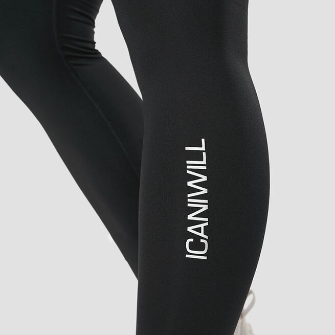 Scrunch V-shape Tights, Black