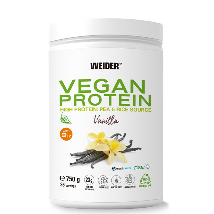 Vegansk Proteinpulver 750 g vanilla