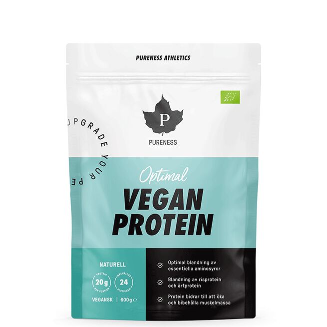 Athletics Optimal Eko Vegansk Protein 600 g Naturell Naturell
