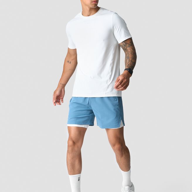 Endurance 2-i-1 Shorts Blå
