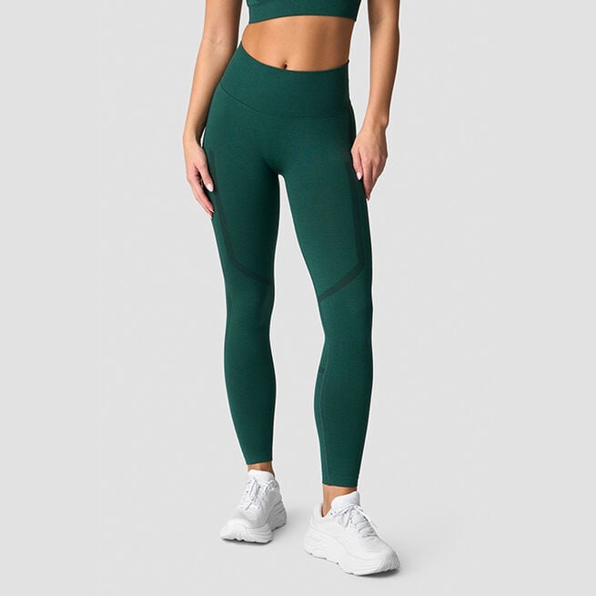Rush Seamless Tights Mørkgrønn