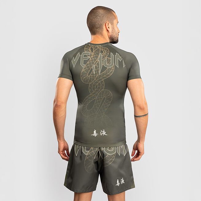 Serpenti Rashguard Kort Erme Khaki Bronse Ivory