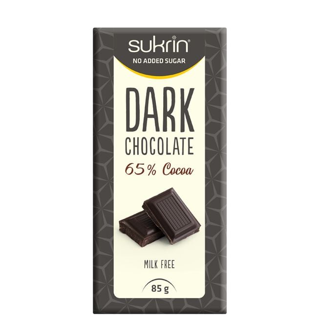 Sukrin Mörk Choklad 65% 85 g