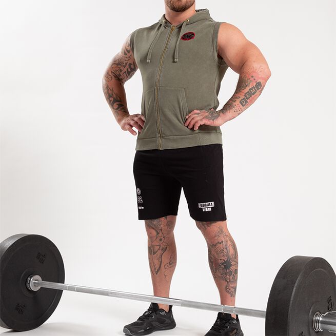 Silverdale Ermeless Hoodie Grønn