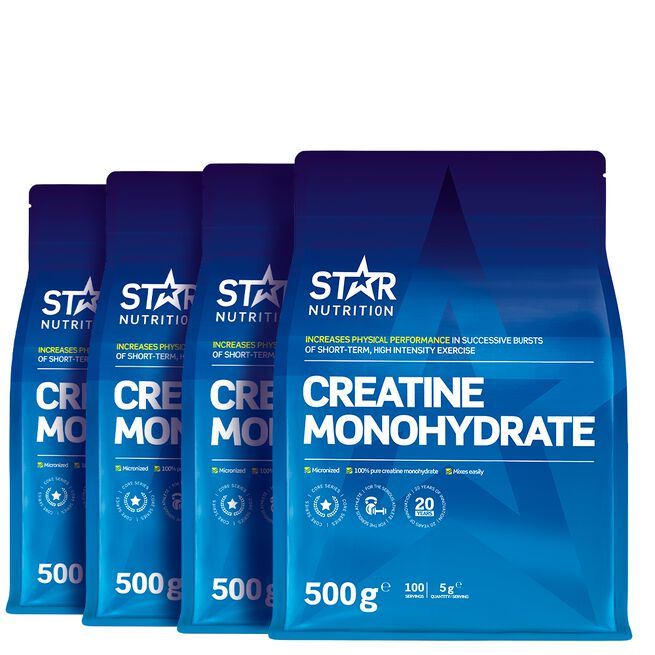 4 x Kreatinmonohydrat 500 g