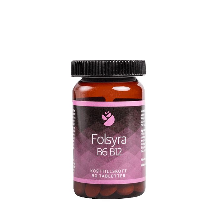 B6 B12 Folsyre, 90 tabletter