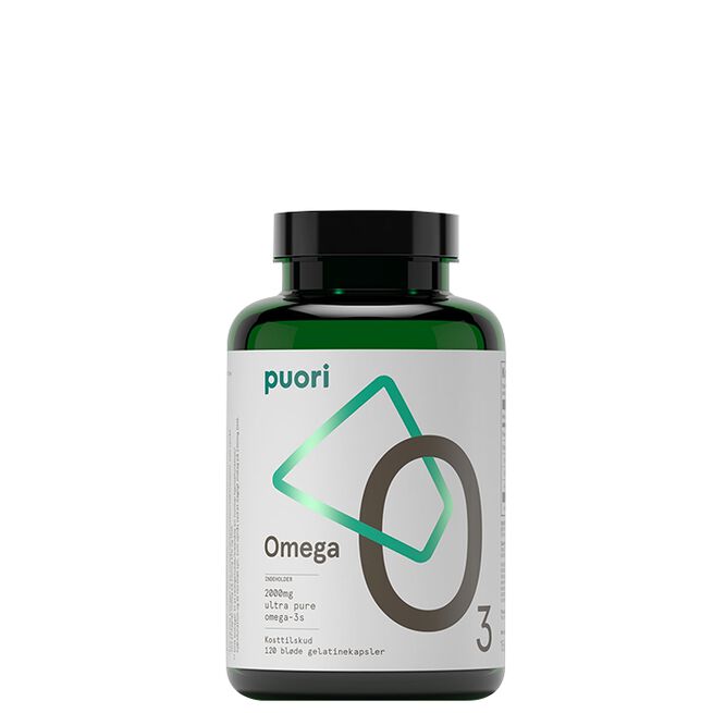 Puori O3 Omega-3 80% 2000 mg 120 kapsler Citron