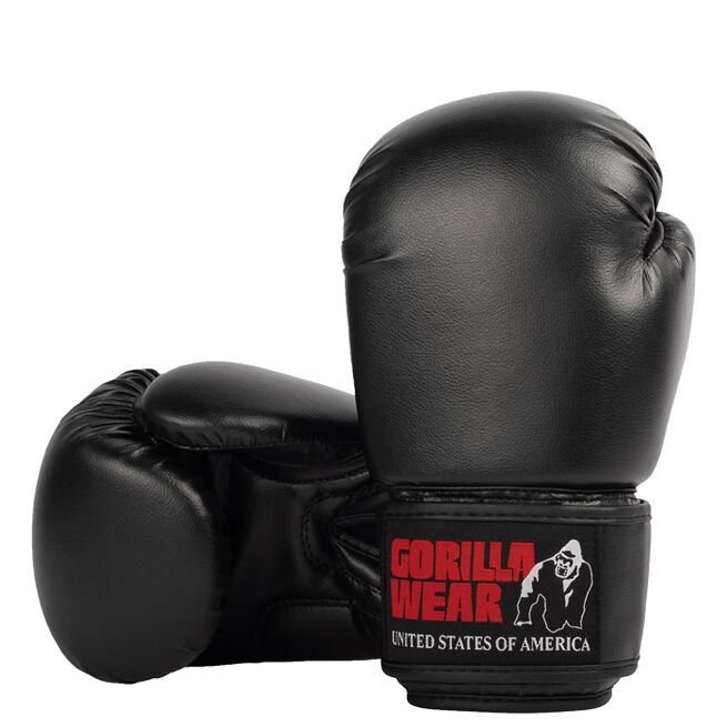 Gorilla Wear Mosby Boxing Gloves, Black