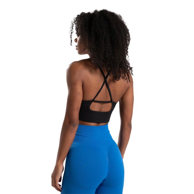 Olivia Seamless Sports Bra, Black