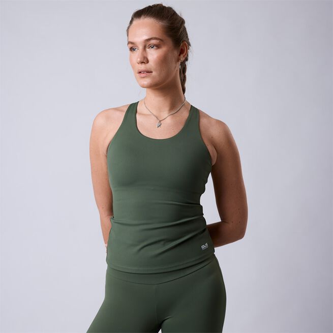 Fuse Singlet 2 in 1 Topp Grønn