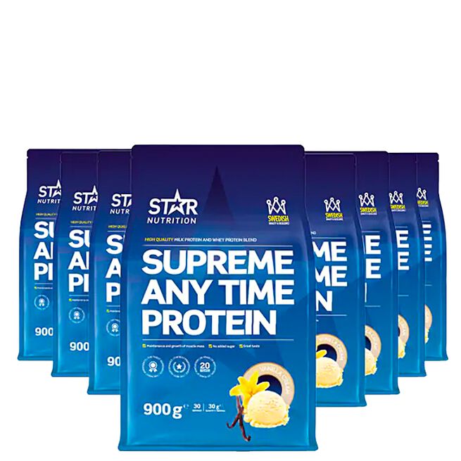 BIG BUY 8 x Supreme Any Time Myseprotein 900 g