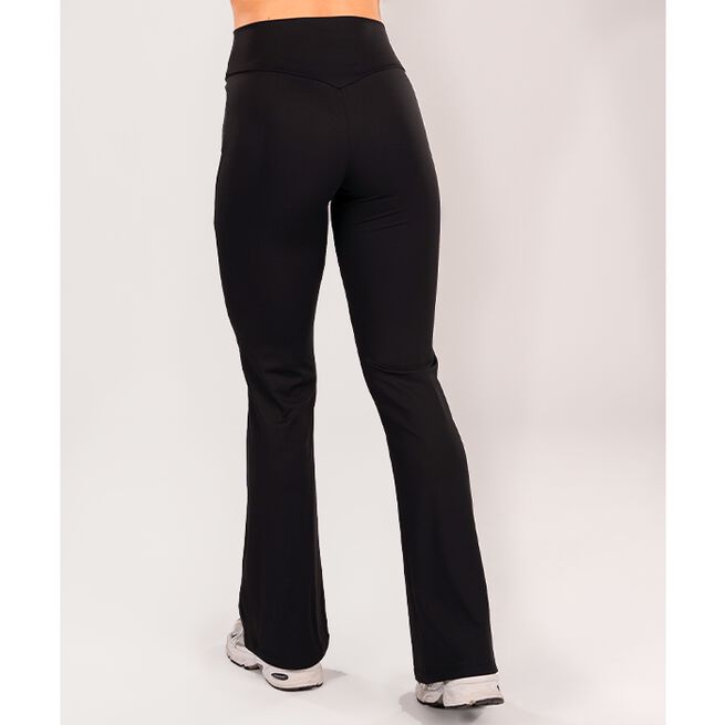 Flared Treningstights Svart