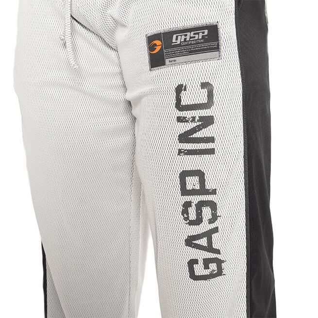 GASP No 1 Mesh Pant White Grey