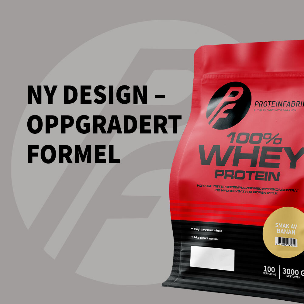 100 % Whey Protein 3000 g Sjokolade