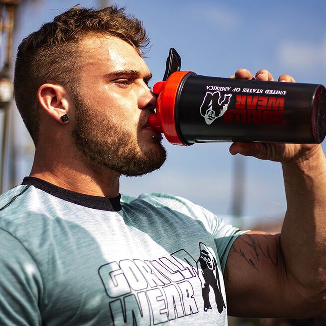 Shaker XXL Svart/Rød 1000 ml