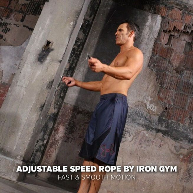 Iron Gym Adjustable Speed Rope 