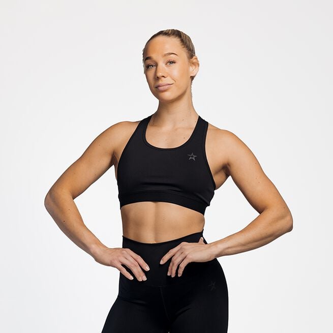 Star Sports Bra Black