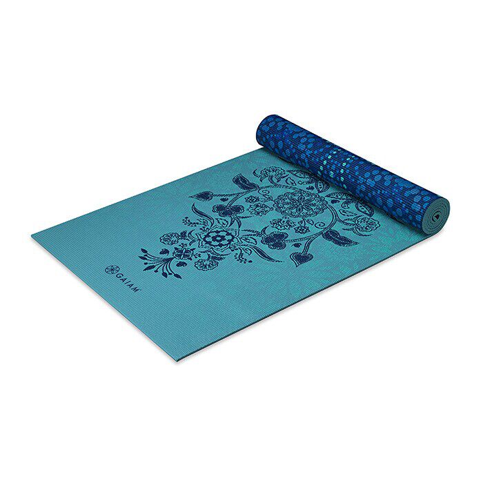 Yogamatte 6 mm Bl&aring;