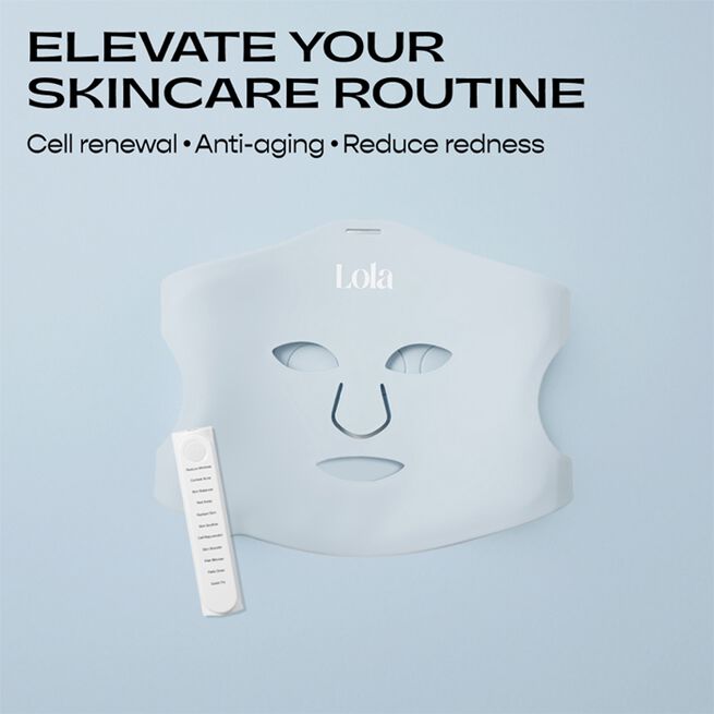 Glow LED Ansiktsmaske Blå