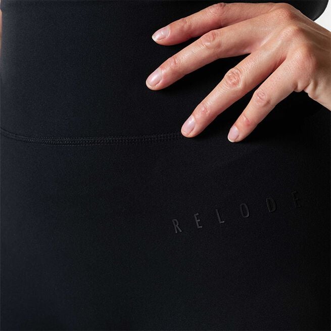 Clean Treningstights Flared Tall Svart