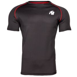 Performance Tee, Black/Red, S  Performance Tee, Black/Red