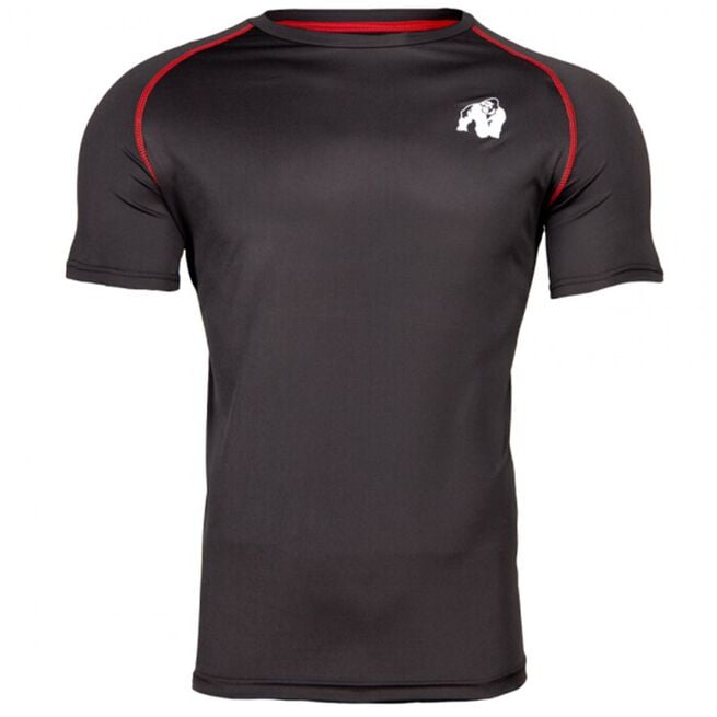 Performance Tee, Black/Red, M 