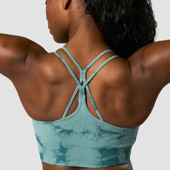 Define Seamless Tie Dye Sport-BH Blå