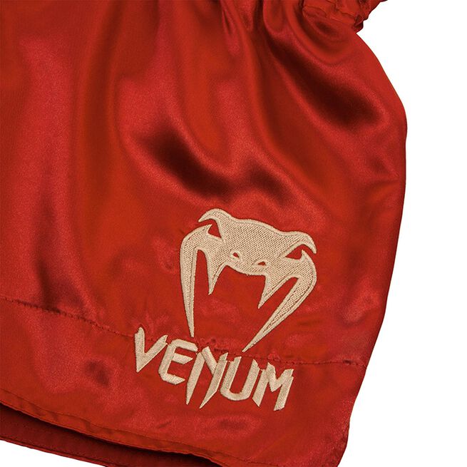 Classic Muay Thai Shorts Rød/Gull