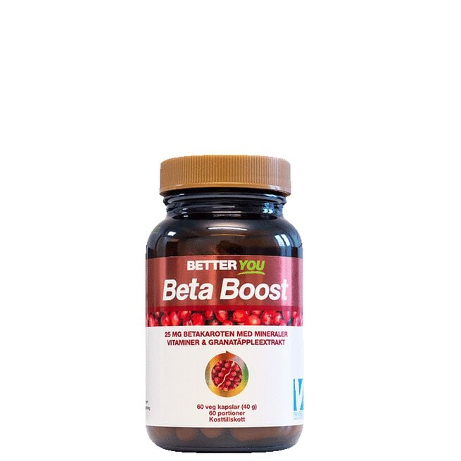Beta Boost Betakaroten 25 mg 60 kapsler