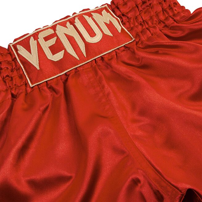 Classic Muay Thai Shorts Rød/Gull