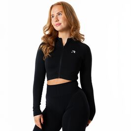 Prime Zip Longsleeve, Svart, L  Prime Zip Langermet Trøye Svart