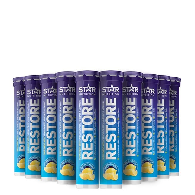 BIG BUY 10 x Restore Elektrolytter 16 brusetabletter Citrus