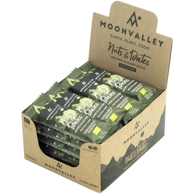 16 x Nøtte- og daddelbar Chocolate & Hazelnut