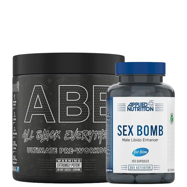 Applied Nutrition ABE PWO 315 g + Testo Bomb Enhancer 120 kapsler