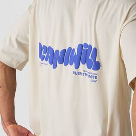 Everyday Oversized Cotton T-shirt, Cream, L  Everyday Oversized T-skjorte Beige