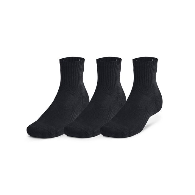 Unisex UA Tech 3pk Qtr, Black