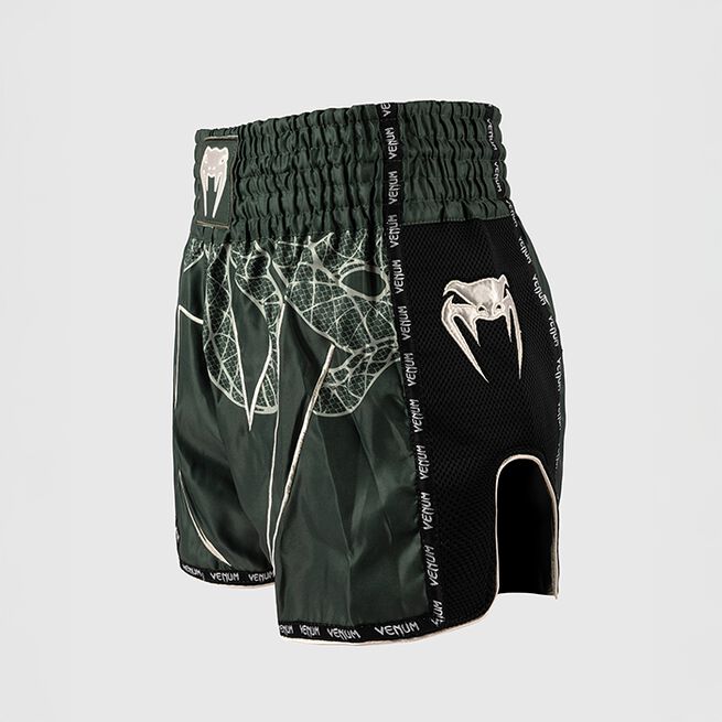 Serpenti Muay Thai-Shorts Khaki Bronse Ivory