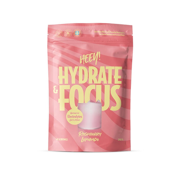 Hydrate & Focus Elektrolytter 240 g Hallonlemonad