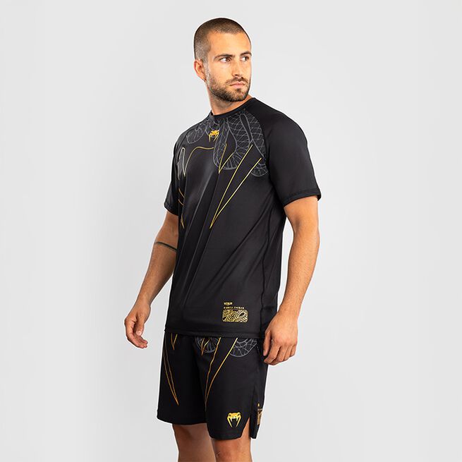 Serpenti Dry Tech T-skjorte Svart Sølv Gull