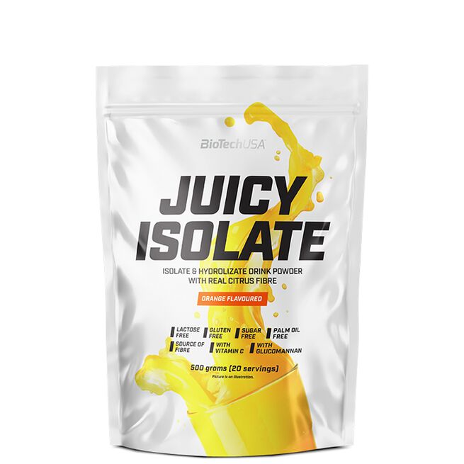 Juicy Myseproteinisolat 500 g Appelsin