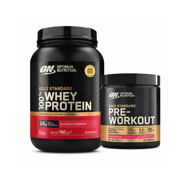 100 % Whey Gold Standard Myseprotein 700 g + Gold Standard PWO 330 g