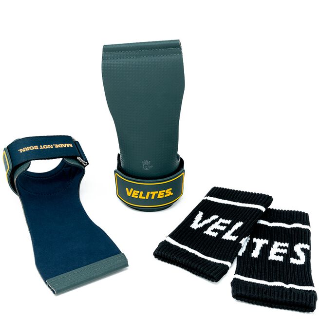 Velites - Quad Ultra Hand Grips No Chalk Dark Green Kit