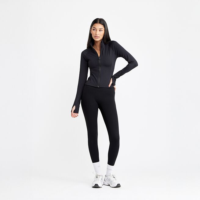 Zip Cardigan Svart
