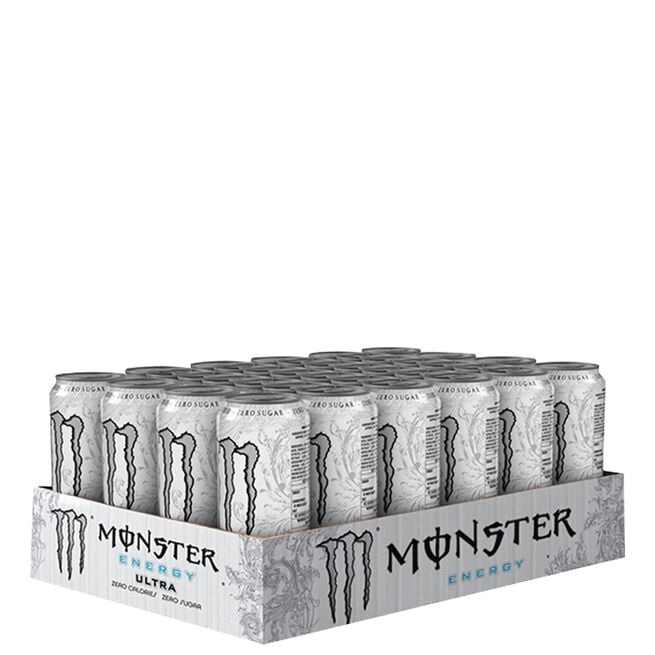24 x Monster Energy Ultra 500 ml White