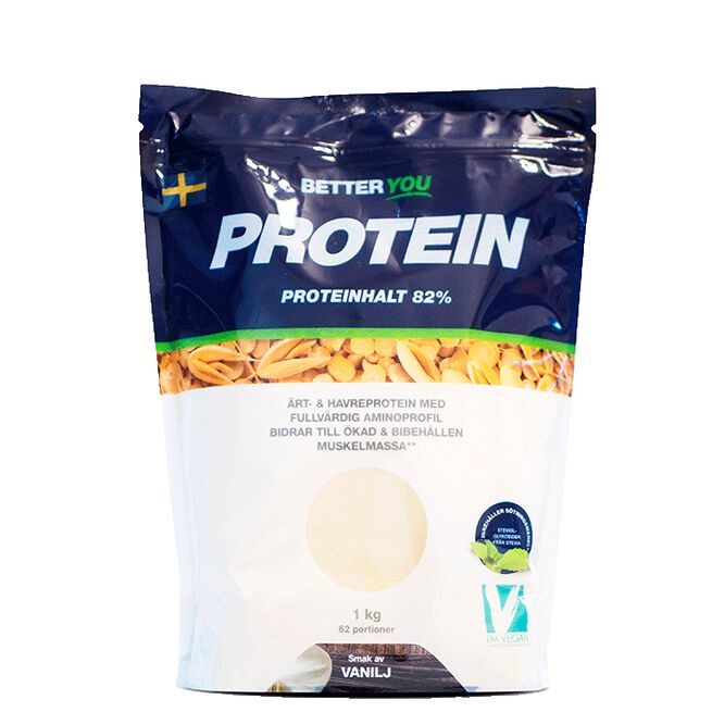 Erte- og havreprotein 1 kg Vanilj