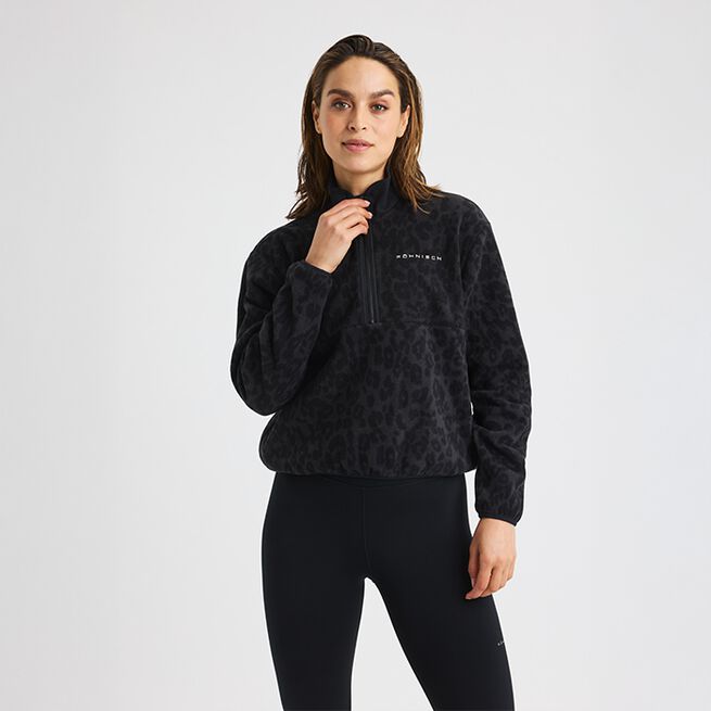 Thermal Fleece Halvzip Grå Leo