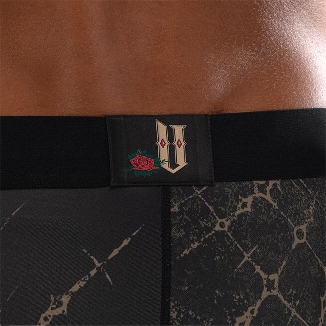 Santa Muerte 5.0 Vale Tudo Shorts Svart Gull